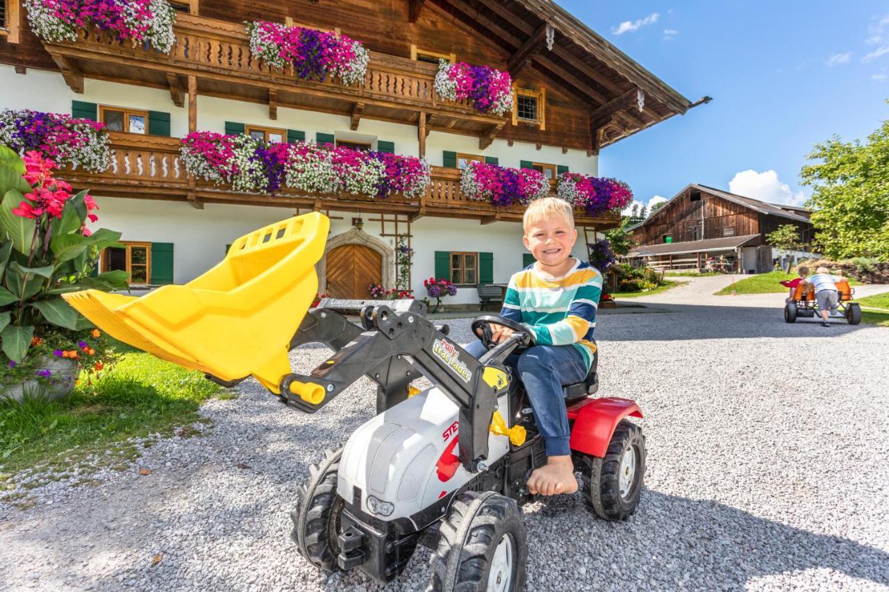 Biobauernhof Stegerbauer Apartment Maria Alm am Steinernen Meer Exterior foto