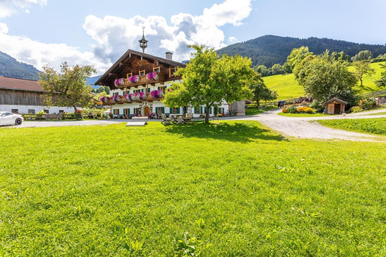 Biobauernhof Stegerbauer Apartment Maria Alm am Steinernen Meer Exterior foto